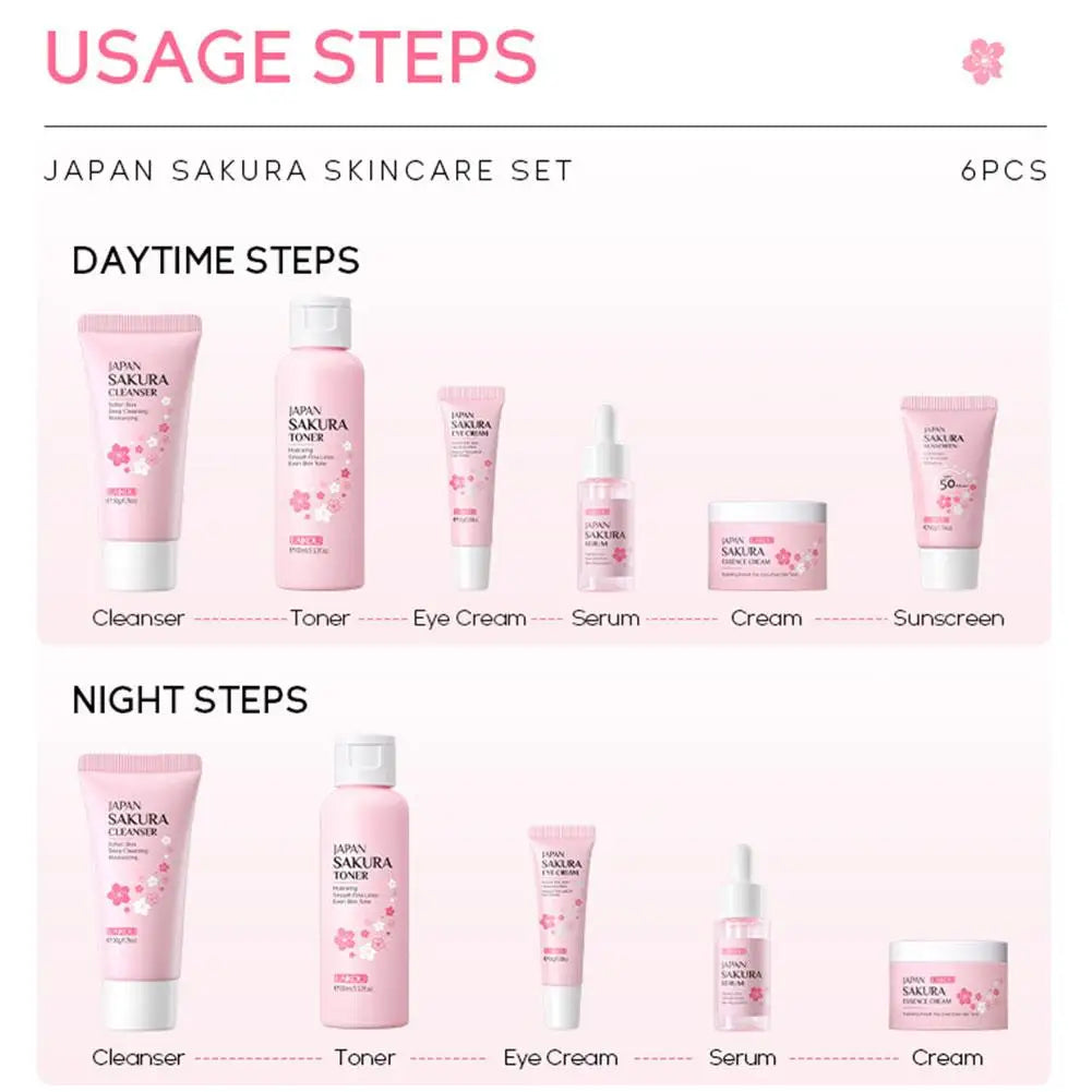 6pcs/Set Skin Care Sets
