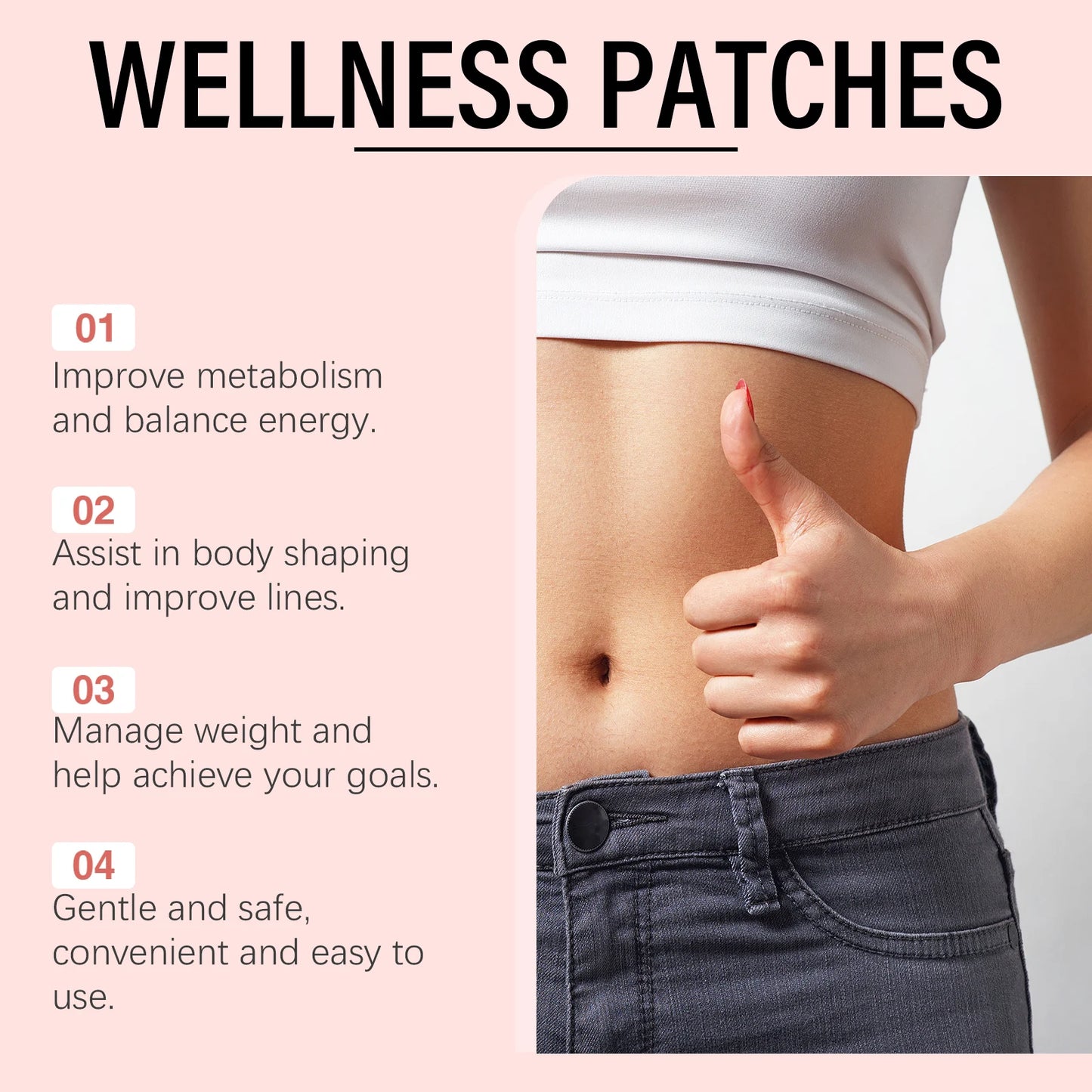 Tightness of the body's skin, daily care patches