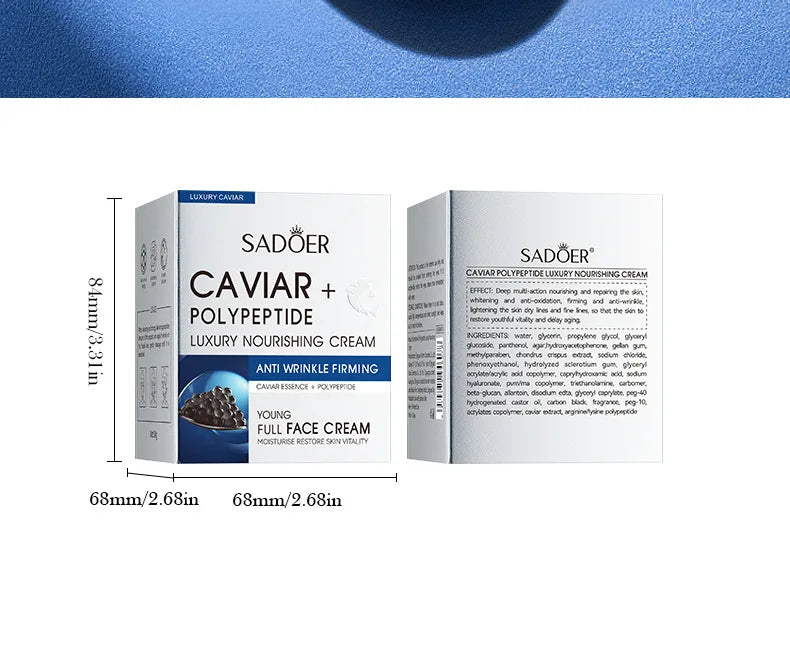 Caviar Anti-Wrinkle Face Cream Collagen Pearl