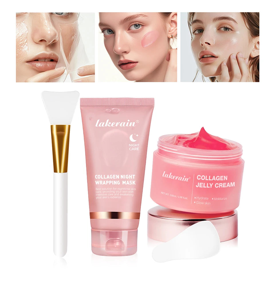 Collagen Peeling Mask Tighten  With Brush
