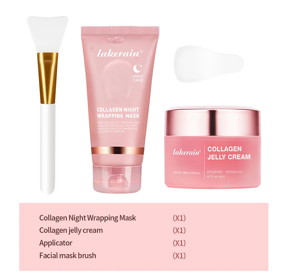 Collagen Peeling Mask Tighten  With Brush