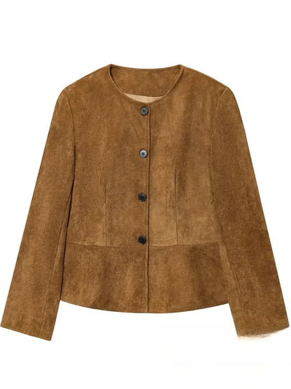 Suede Women Jackets