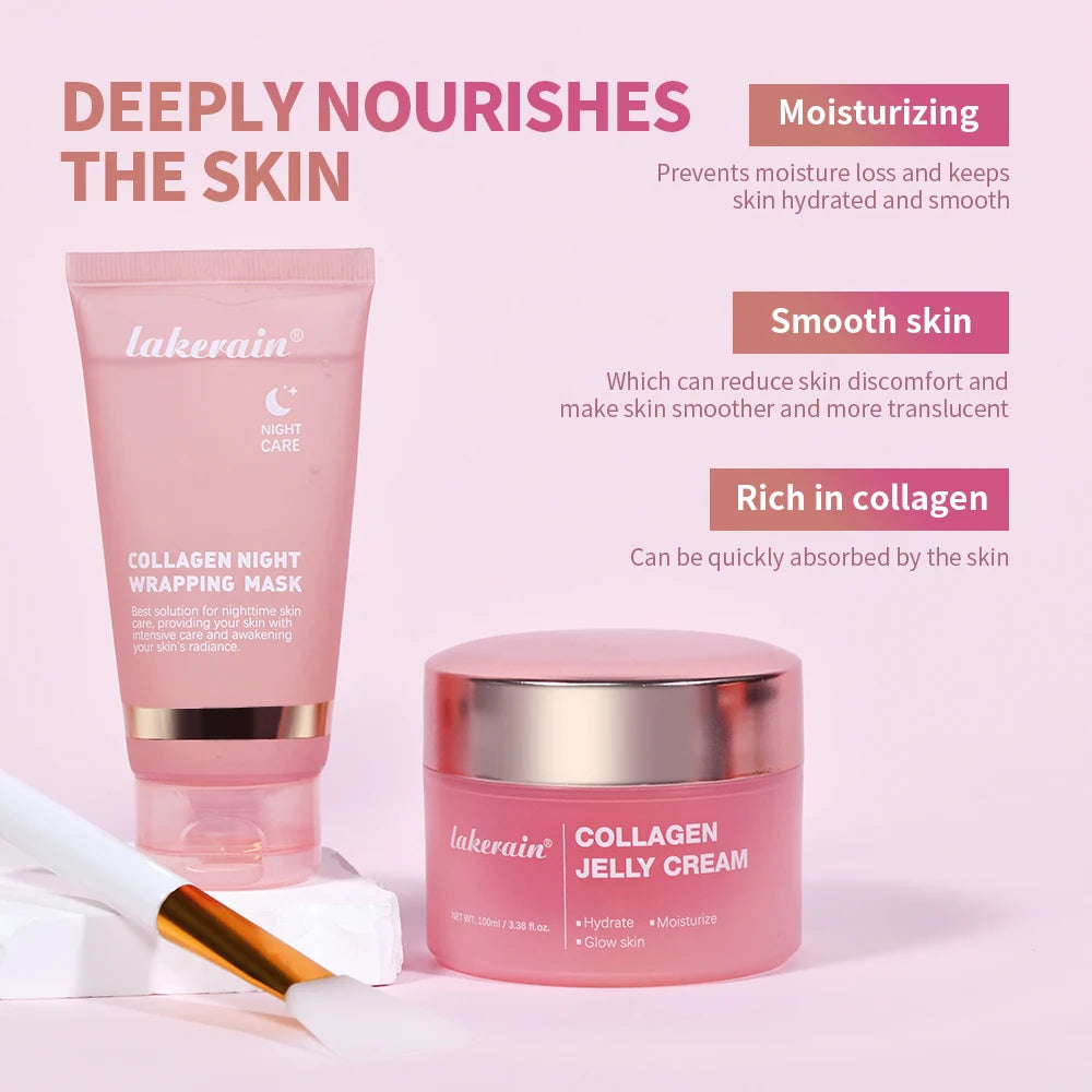 Collagen Peeling Mask Tighten  With Brush