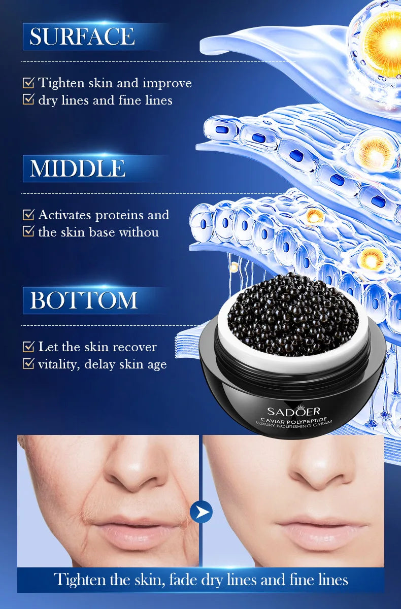 Caviar Anti-Wrinkle Face Cream Collagen Pearl