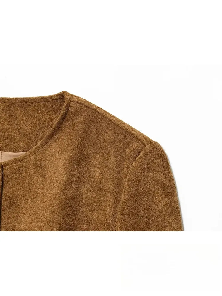 Suede Women Jackets