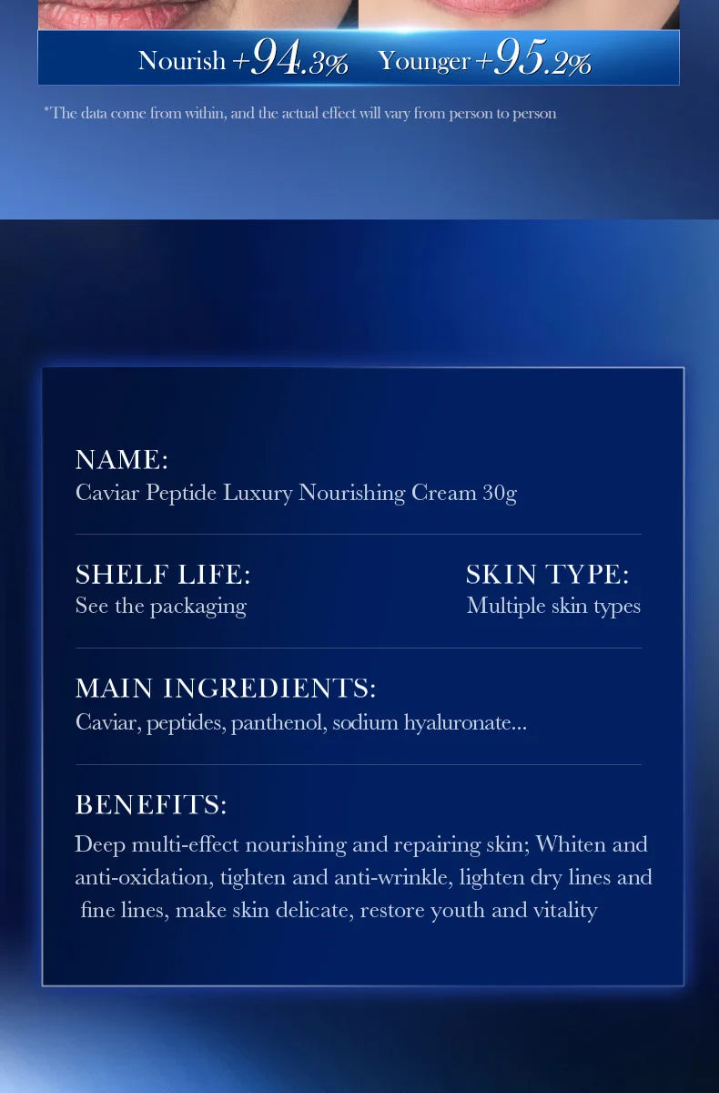 Caviar Anti-Wrinkle Face Cream Collagen Pearl