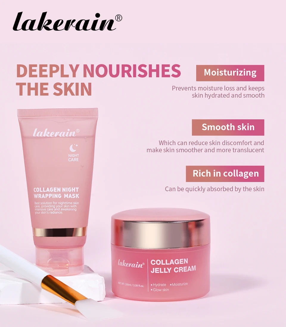 Collagen Peeling Mask Tighten  With Brush