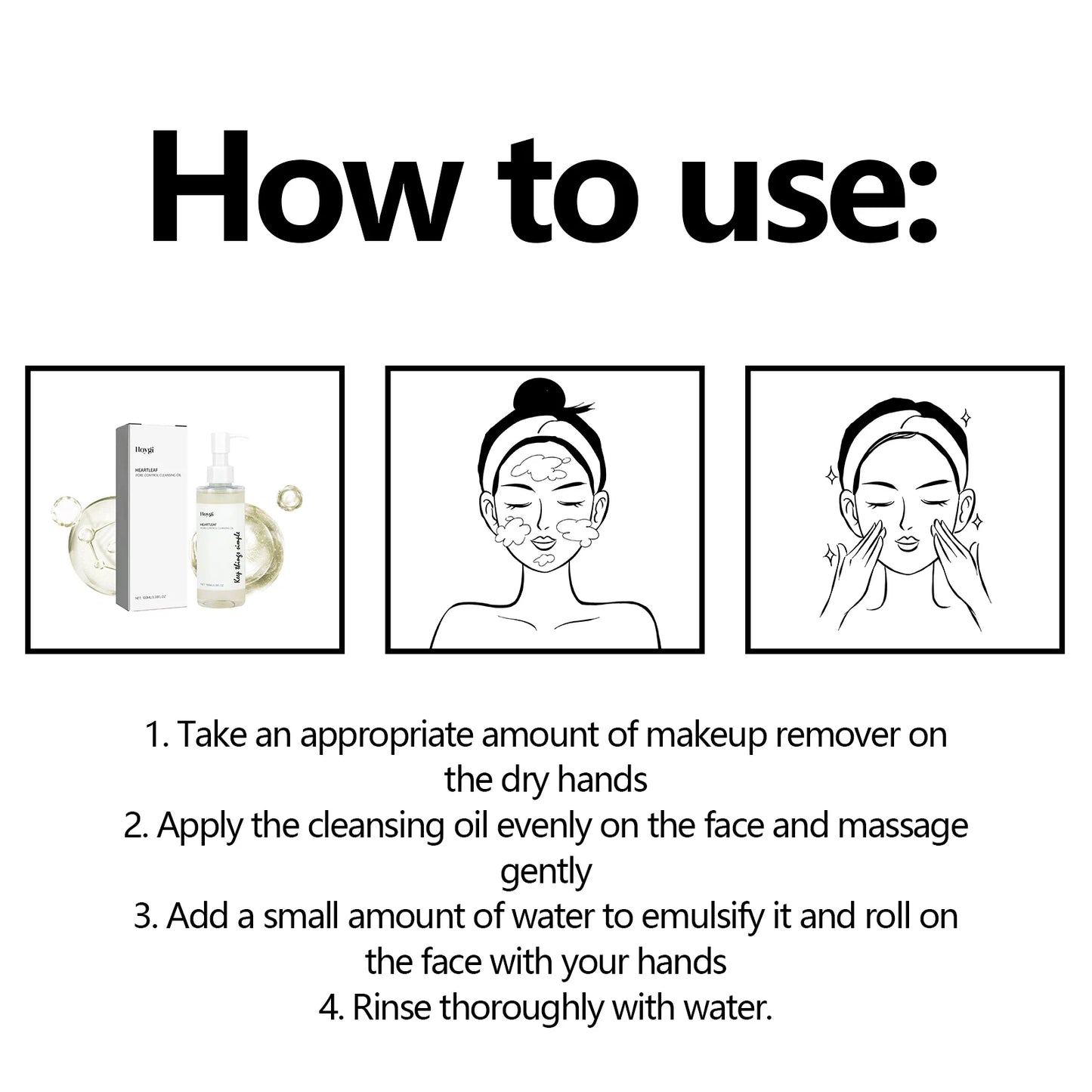 Cleansing Oil Makeup and Blackhead Remover