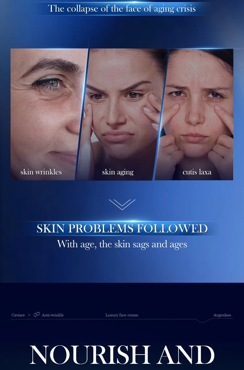 Caviar Anti-Wrinkle Face Cream Collagen Pearl