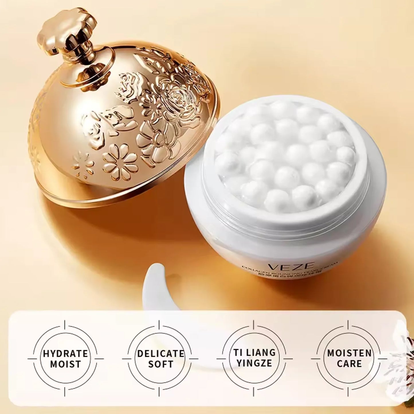 Caviar Anti-Wrinkle Face Cream Collagen Pearl