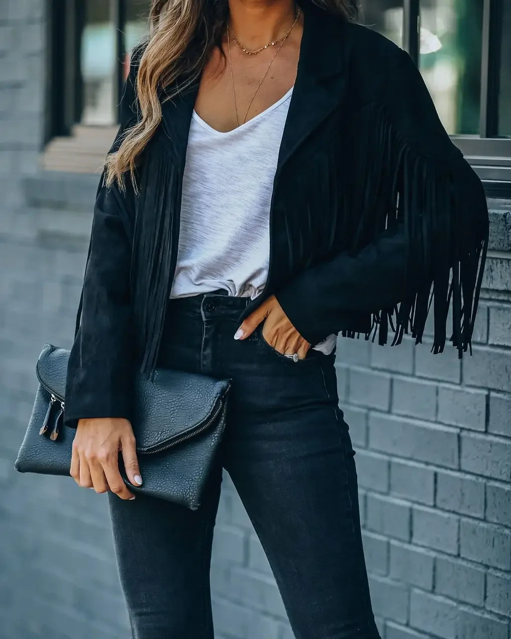 Cardigan Crop Jacket Suede Leather Jacket Cool Coat